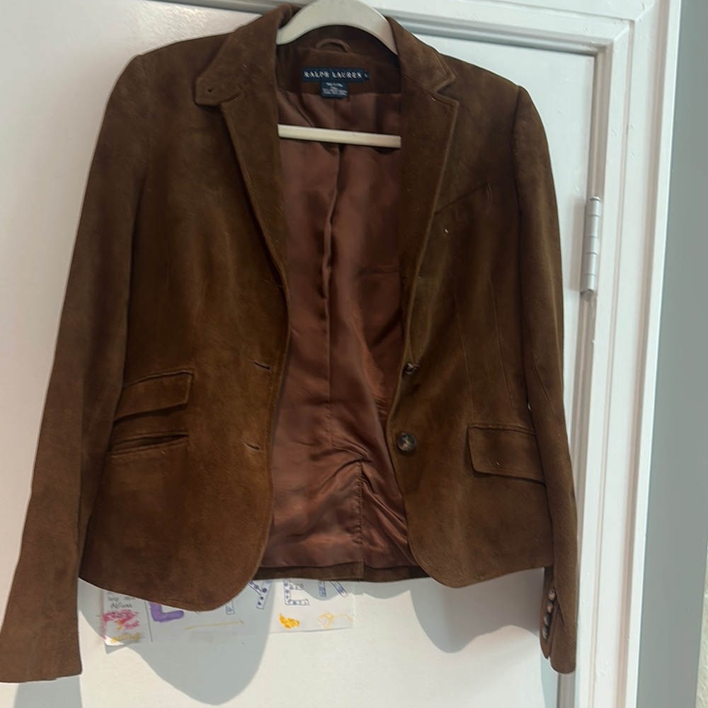 Ralph Lauren Brown Suede Women's Jacket
